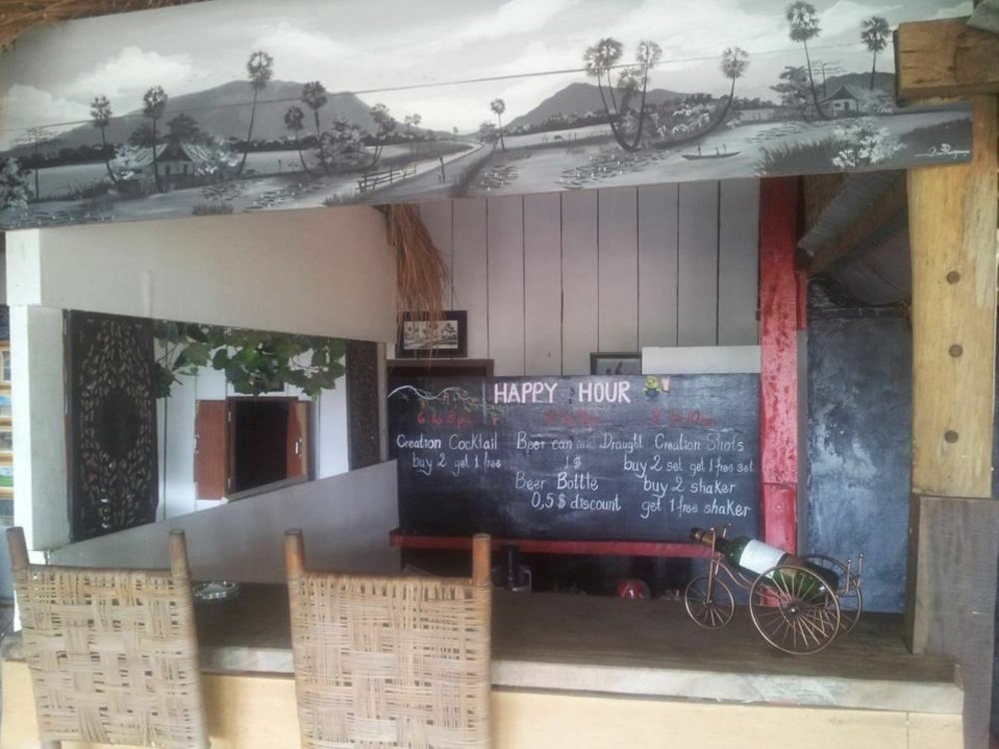 Kepmandou Lounge-Bar Acomodação com café da manhã Exterior foto
